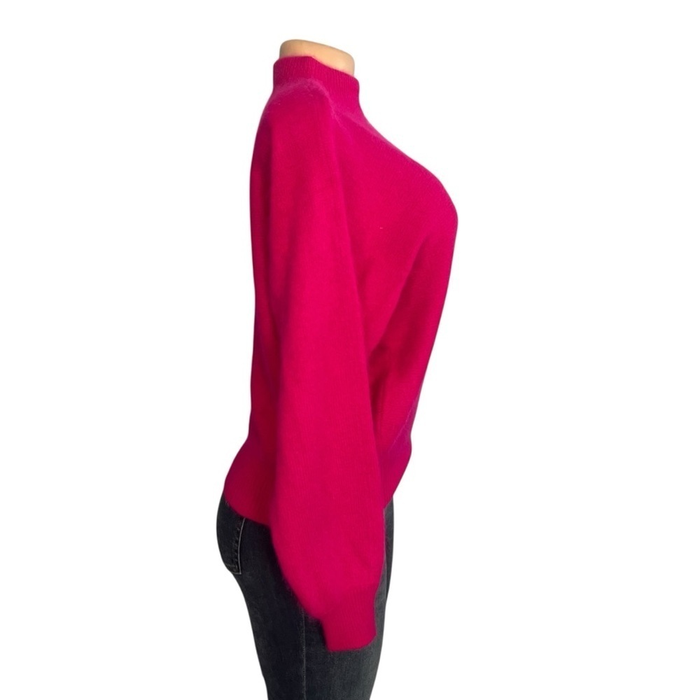 3/$30 ☀️ Rafaella's Pink Wool Blend Rabbit Hair Sweater - Picture 6 of 9